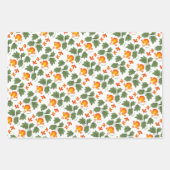 Feuille De Papier Cadeau Modèle floral folklorique ukrainien. Ukraine (Devant 2)