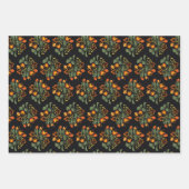 Feuille De Papier Cadeau Modèle floral folklorique ukrainien. Ukraine (Devant 2)