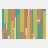 Feuille De Papier Cadeau Modèles Rétro Groove (Devant 2)