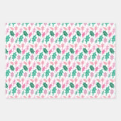Feuille De Papier Cadeau Modern Bright Multicolored Whimsical Christmas (Devant 3)