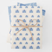 Feuille De Papier Cadeau Modern Eid Mubarak Gift Wrapping Paper  (En situation)