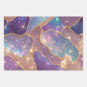Feuille De Papier Cadeau Modern glitter opal  (Devant 2)