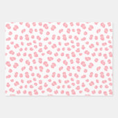 Feuille De Papier Cadeau Modern Leopard Print Pattern (Devant 3)
