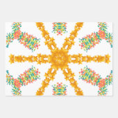 Feuille De Papier Cadeau Modern Wrapping Paper Flat Sheet Set of 3 (Devant 3)