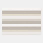 Feuille De Papier Cadeau Moderna Linear | Ensemble Alabaster & Bone (Devant)
