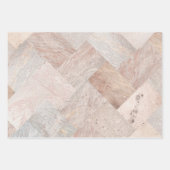 Feuille De Papier Cadeau Moderne Abstrait élégant Scandi (Devant 3)