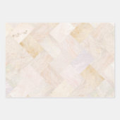 Feuille De Papier Cadeau Moderne Abstrait élégant Scandi (Devant 2)