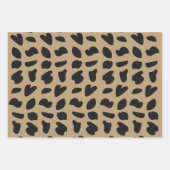 Feuille De Papier Cadeau Moderne élégant Motif Leopard tendance (Devant)