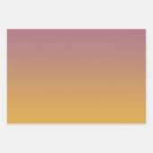 Feuille De Papier Cadeau Moderne Elégant Ombre Minimal Rose Bleu Vert (Devant 3)