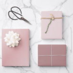Feuille De Papier Cadeau Moderne Gradient Dusty Blush Mauve Solide Rose 3Se<br><div class="desc">Feuilles de papier d'emballage 3 sets simples et élégantes. Un dégradé avec deux couleurs solides supplémentaires dans les tons blush,  poussiéreux et mauve.</div>