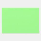 Feuille De Papier Cadeau Moderne Shades Neon Green (Devant 2)