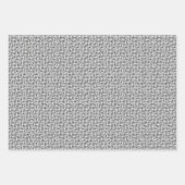 Feuille De Papier Cadeau Moderne tendance Noir & Blanc (Devant 3)