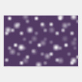 Feuille De Papier Cadeau Modeste blanc Jouer Random points de fond (Devant 2)