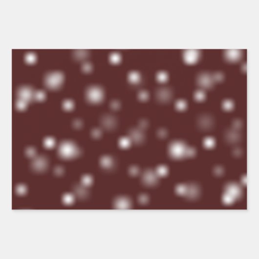 Feuille De Papier Cadeau Modeste blanc Jouer Random points de fond (Devant 3)