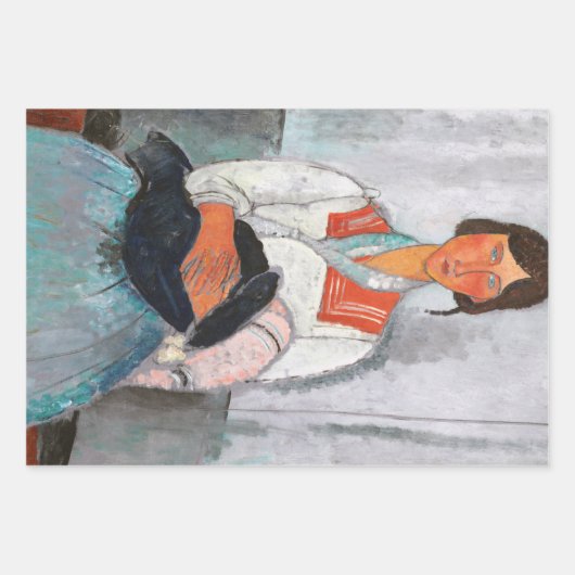 Feuille De Papier Cadeau Modigliani (Devant 2)