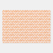 Feuille De Papier Cadeau Mon bébé ! Cadeau Arc-en-ciel Motif orange rose (Devant 2)