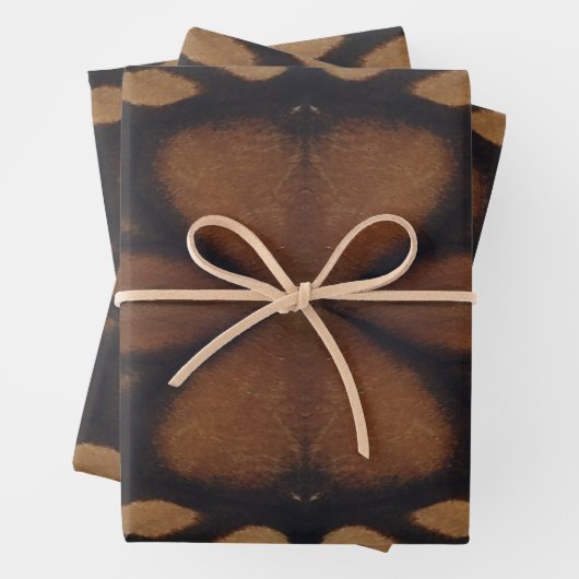 Feuille De Papier Cadeau Monarch Butterfly Wing Motif (En situation)