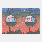 Feuille De Papier Cadeau Monde magique (Devant 3)