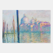 Feuille De Papier Cadeau Monet Sailboat French Impressionism Classic Art (Devant 2)