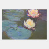 Feuille De Papier Cadeau Monet Water Lys Pond Nénuphars Peinture (Devant)
