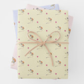 Feuille De Papier Cadeau Monkey ballon Party Cadeaupapier Vellen Set (En situation)