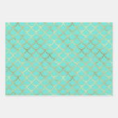 Feuille De Papier Cadeau Monnaie et or élégants (Devant)