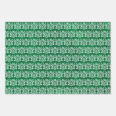 Feuille De Papier Cadeau Monogramme de golf personnalisé (Devant 2)