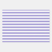 Feuille De Papier Cadeau Monogramme photo blanc pourpre (Devant 3)