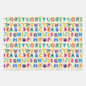 Feuille De Papier Cadeau Monster Enfants ABC Silly Alphabet Monsters (Devant 2)