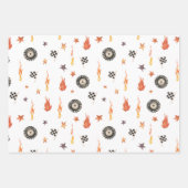 Feuille De Papier Cadeau Monster Truck Blue Aquarelle Jeu Moderne 3 (Devant 2)