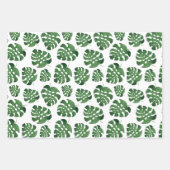 Feuille De Papier Cadeau Monstera (Devant)