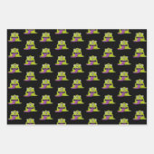 Feuille De Papier Cadeau Monstre de dessin (Devant)