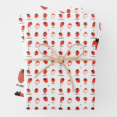 Feuille De Papier Cadeau Mood Strawberry Seamless Pattern Wrapping Paper (En situation)