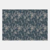 Feuille De Papier Cadeau Moody & Romantic Dark Fleur sauvage (Devant)