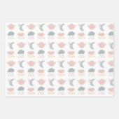 Feuille De Papier Cadeau Moon Clouds Stars (Devant)