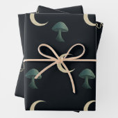 Feuille De Papier Cadeau Moonlit Masquerade Elegant Halloween (En situation)