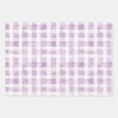 Feuille De Papier Cadeau Moons Stars & Purple Flowers Baby Shower (Devant 3)