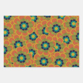 Feuille De Papier Cadeau Morelia Fleurs Retro Floral (Devant 2)