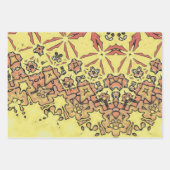 Feuille De Papier Cadeau Morph 1 abstrait asymétrique (Devant 3)