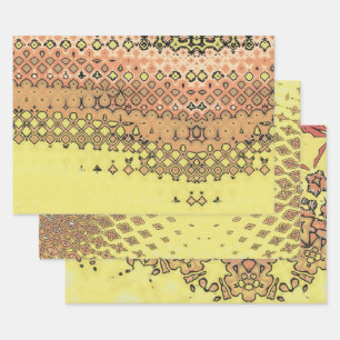 Feuille De Papier Cadeau Morph 1 abstrait asymétrique