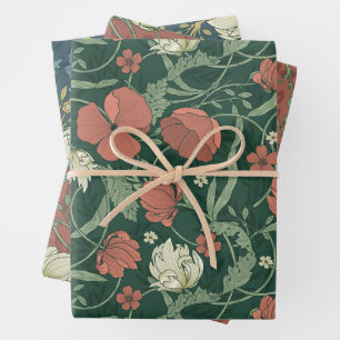 Feuille De Papier Cadeau Morris Garden Motif Floral