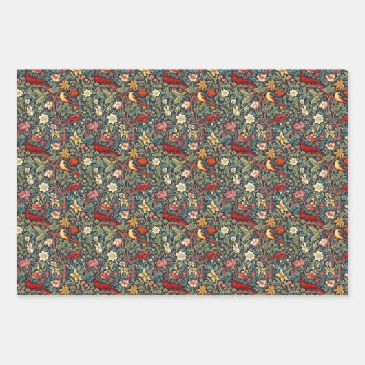 Feuille De Papier Cadeau Morris Inspiré Melange (Devant)