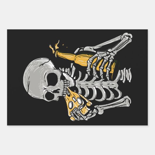 Feuille De Papier Cadeau Mort à mes 20 ans (Devant 2)