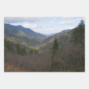 Feuille De Papier Cadeau Morton Vue sur les montagnes Great Smoky