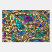 Feuille De Papier Cadeau Mosaïque (Devant 3)