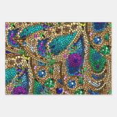 Feuille De Papier Cadeau Mosaïque (Devant 2)