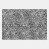 Feuille De Papier Cadeau Mosaïque de granit Abstrait en pierre marbre Motif (Devant)