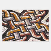 Feuille De Papier Cadeau Mosaïque romaine d'automne (Devant)