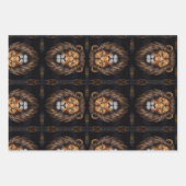 Feuille De Papier Cadeau Mosaïque Zebra Vibrant (Devant 2)