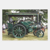 FEUILLE DE PAPIER CADEAU MOTEUR DE TRACTION DE VAPEUR (Devant 2)